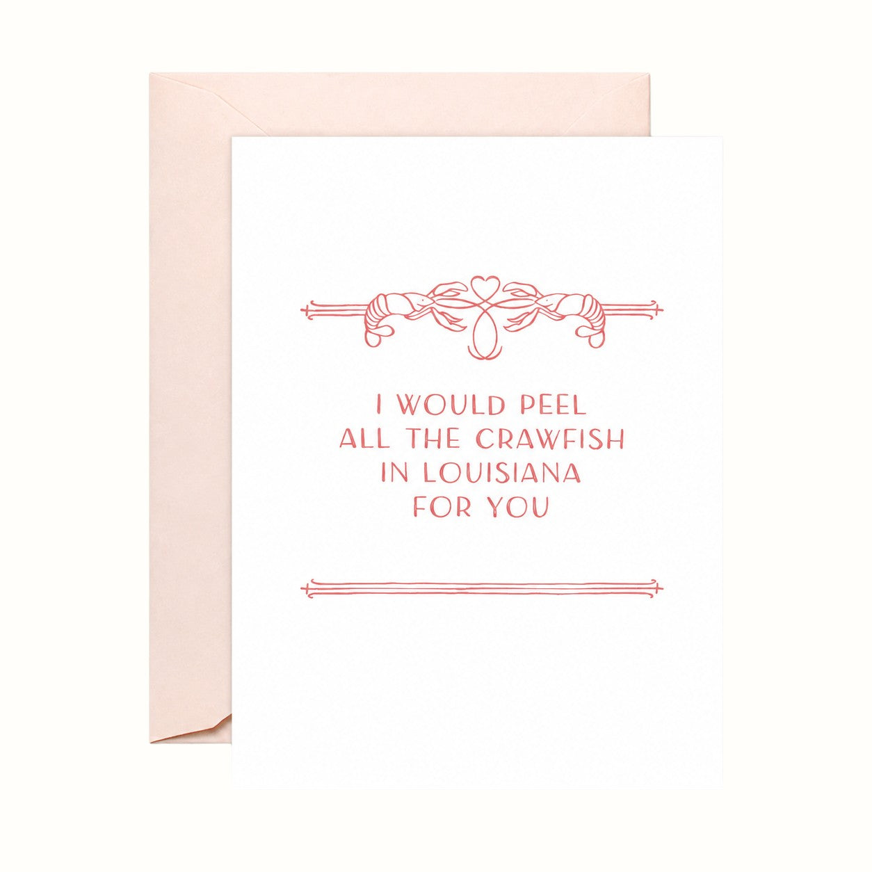 lionheart prints / all the crawfish greeting card