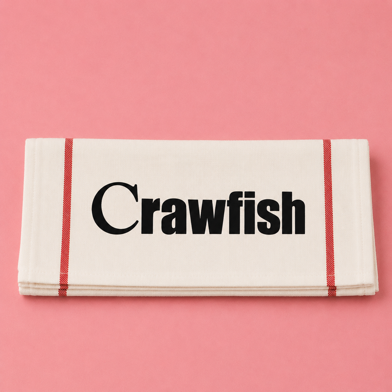 nola tawk / crawfish kitchen towel