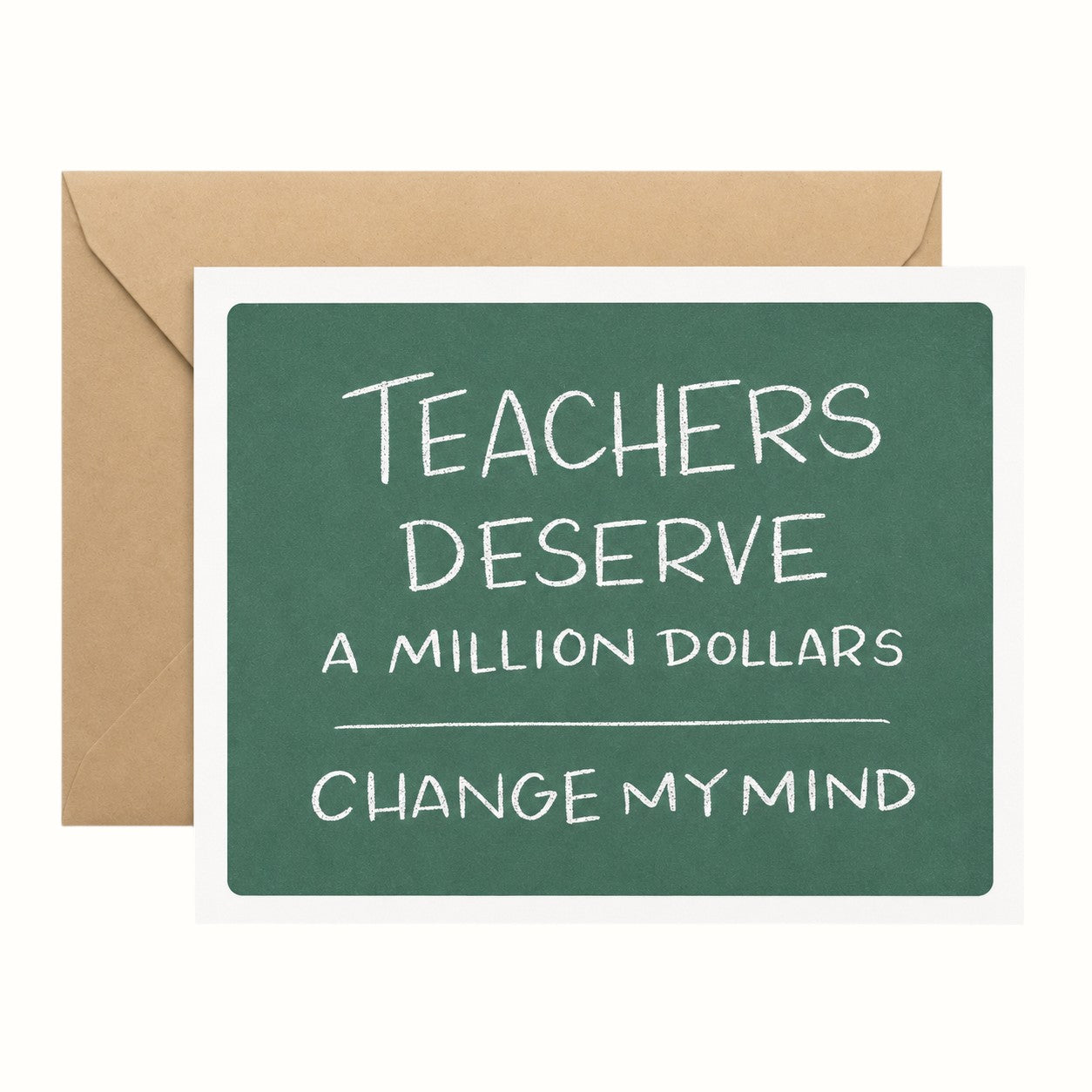 lionheart prints / teacher appreciation greeting card