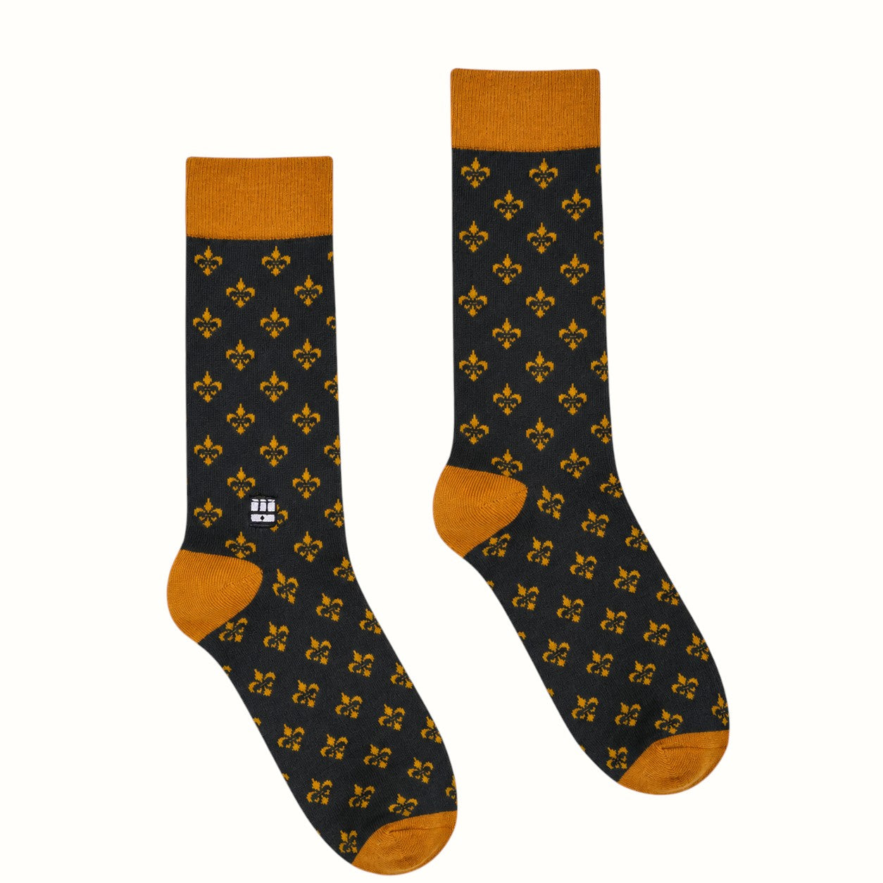 bonfolk / fleur de lis socks