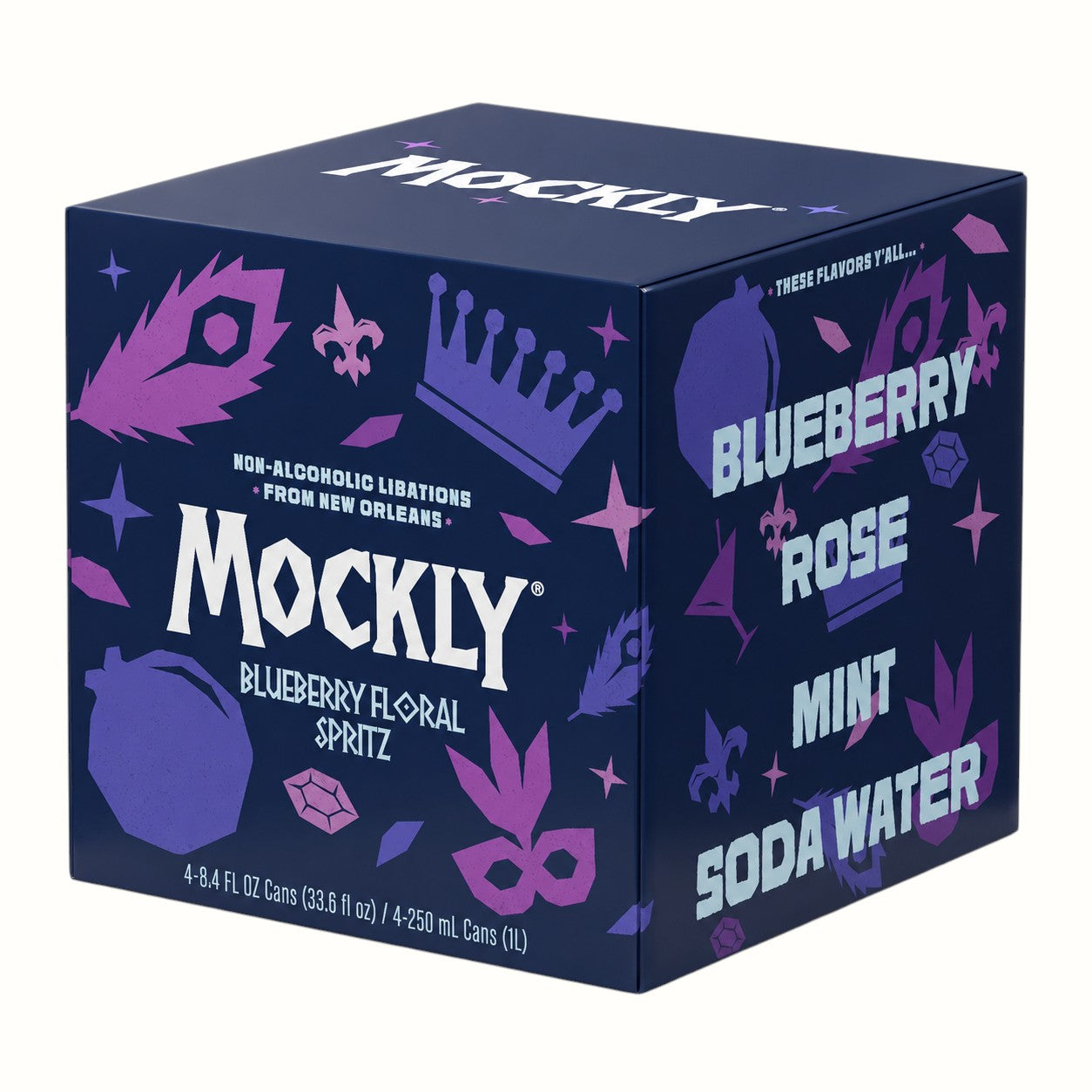 mockly / blueberry floral spritz