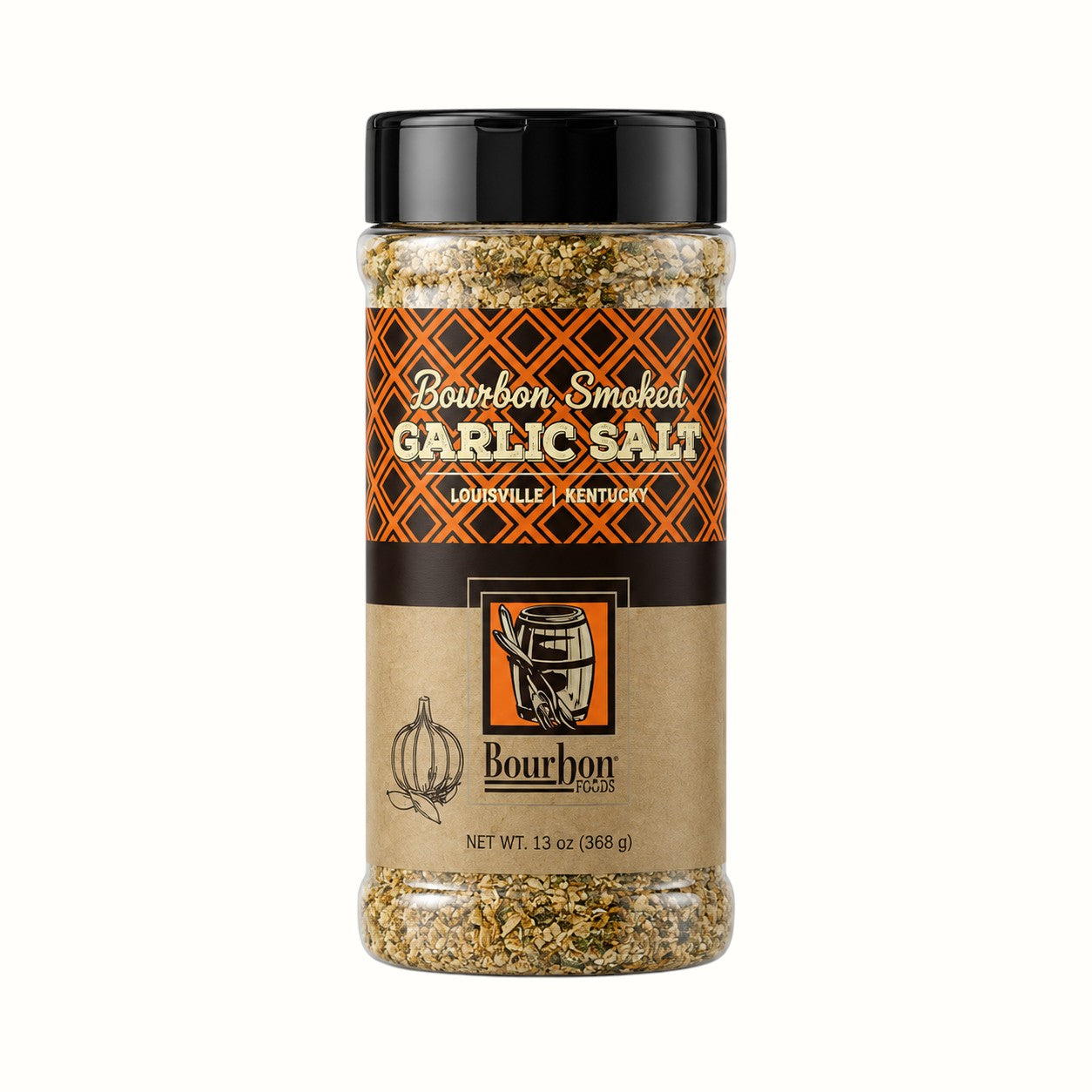 bourbon barrel foods / bourbon smoked garlic salt 13.5oz (ky)
