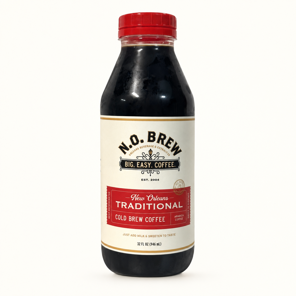 n.o. brew coffee / traditional flavor cold brew 32oz