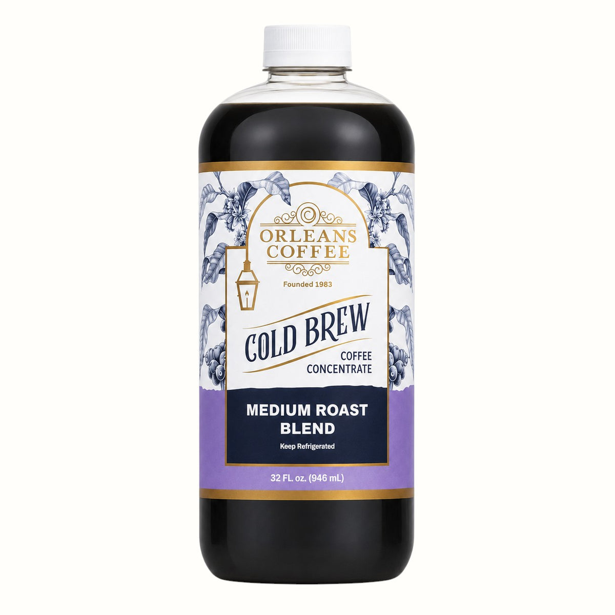 orleans coffee / medium roast cold brew concentrate 32oz