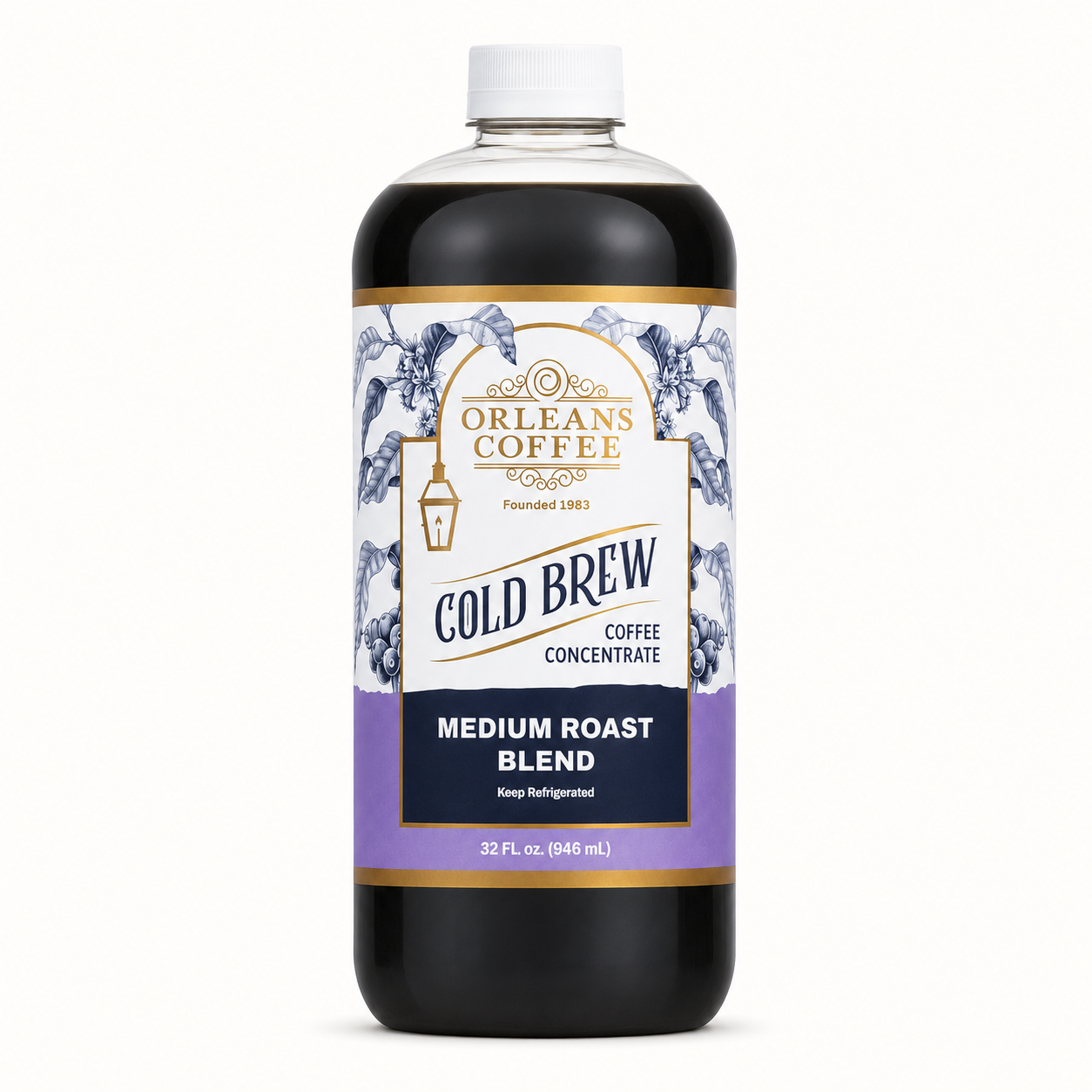 orleans coffee / medium roast cold brew concentrate 32oz