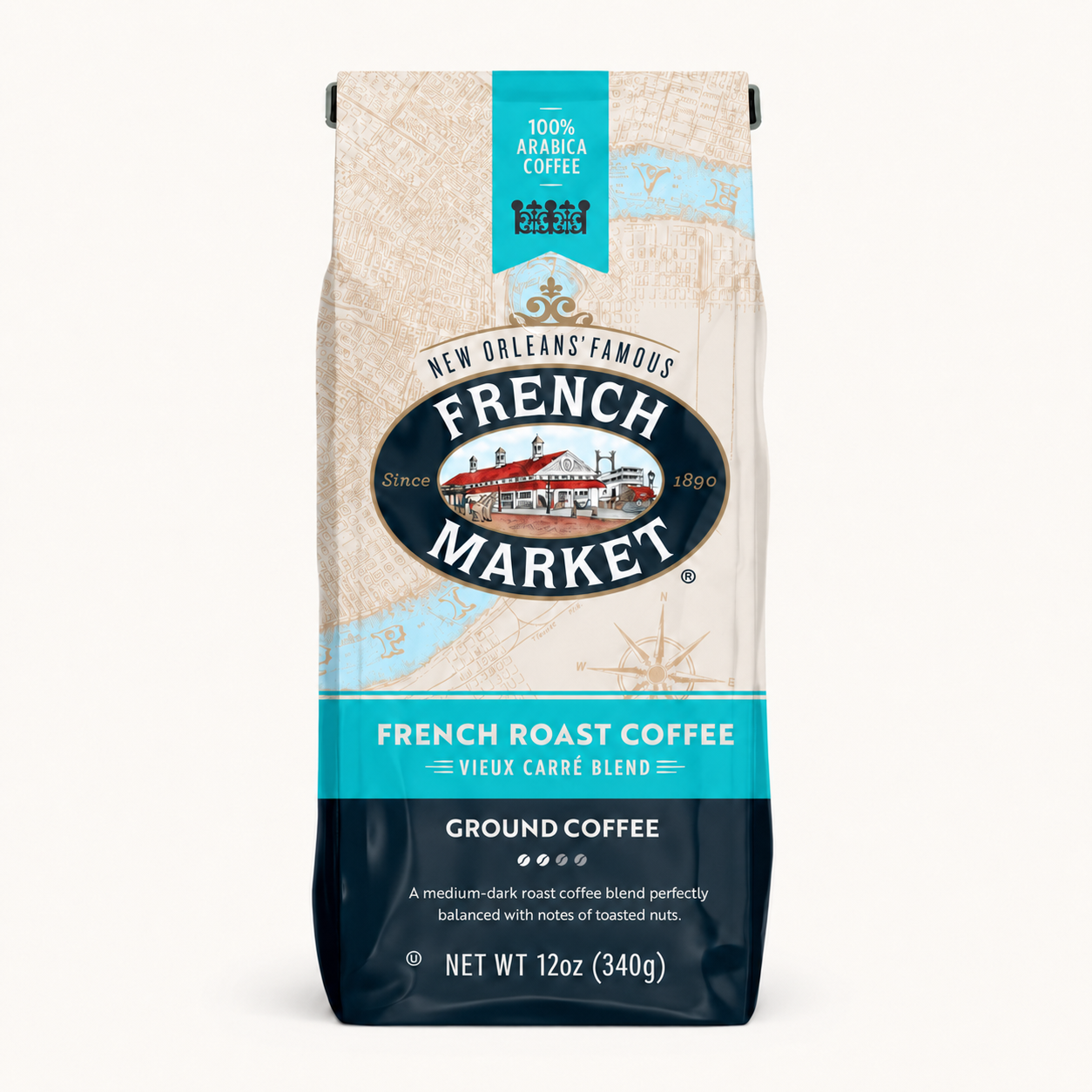 french market coffee / french roast ground coffee