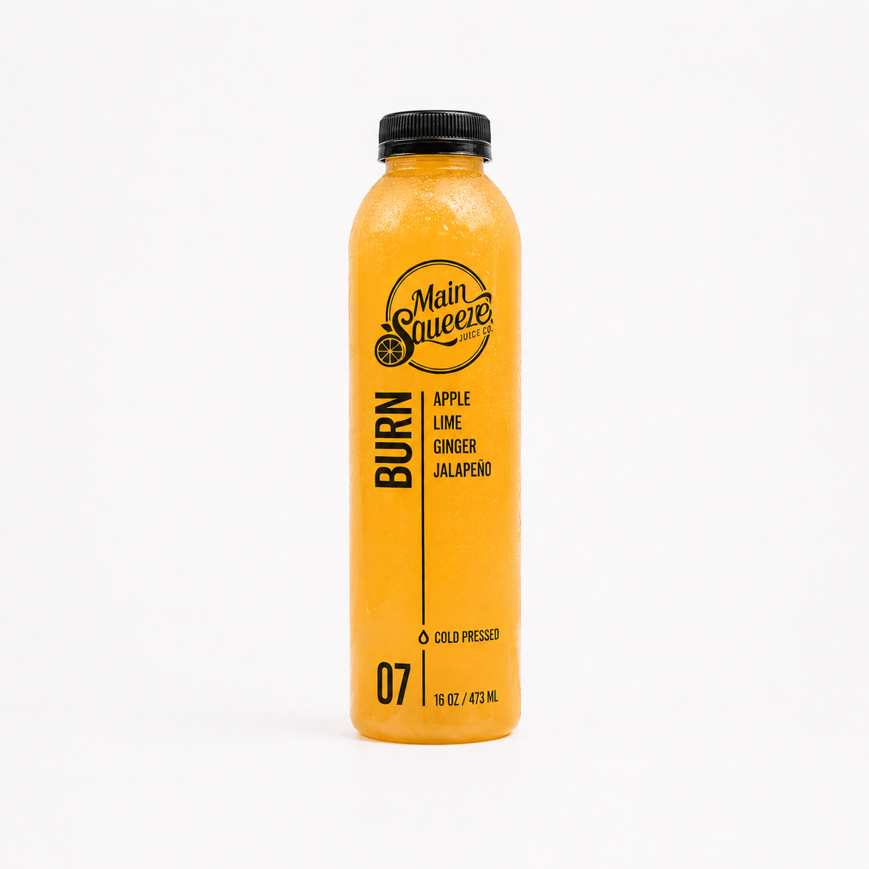 main squeeze / burn 16oz fresh juice