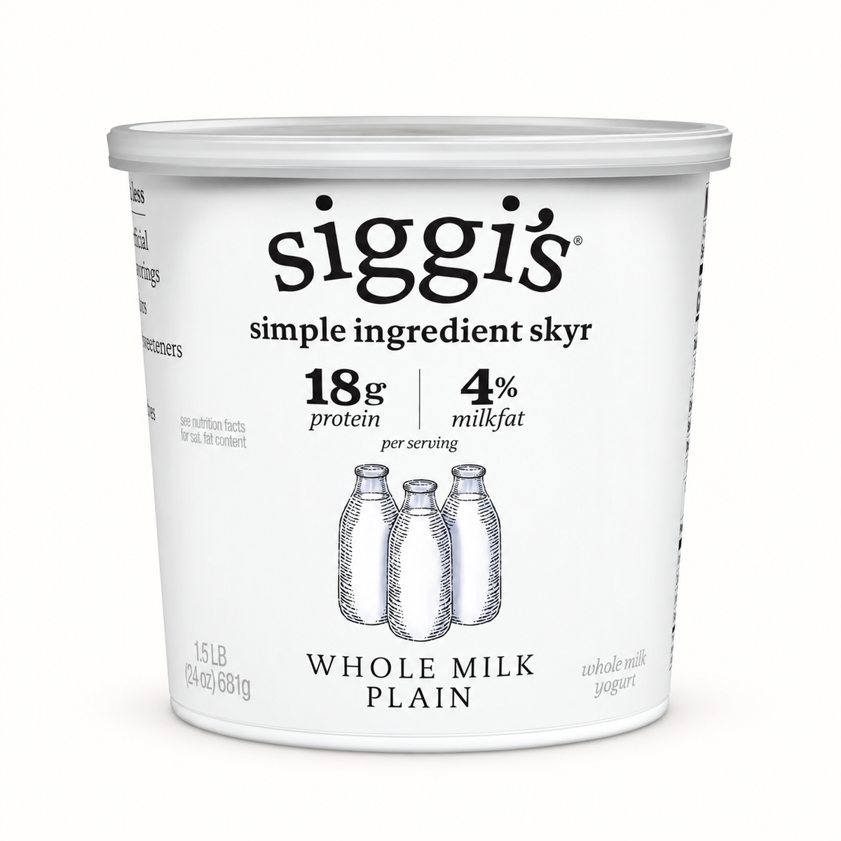 siggi's / whole milk yogurt 24oz (ny)