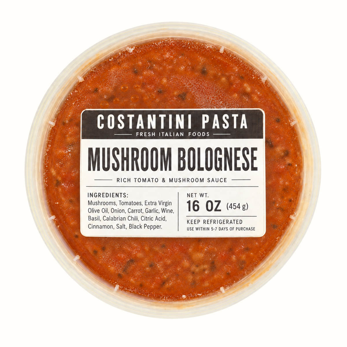 costantini pasta / mushroom bolognese 16oz