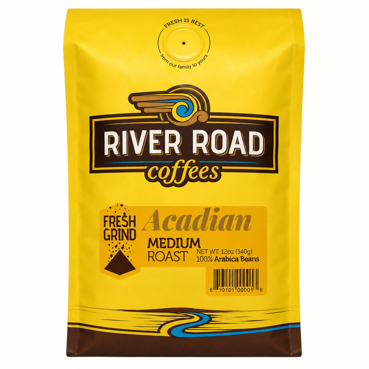 river road coffees / acadian medium roast coffee