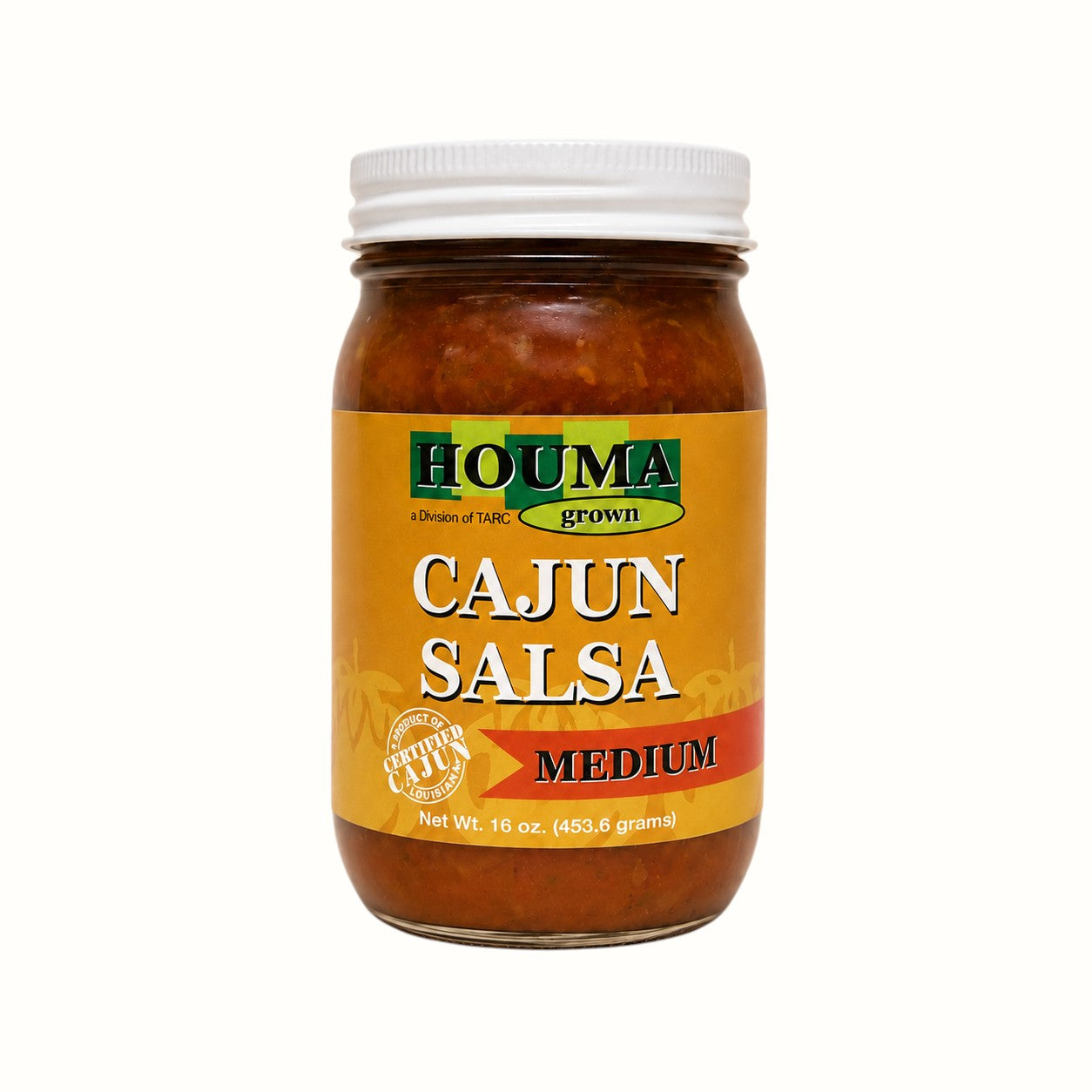 houma grown / medium spice cajun salsa 2 sizes 16oz