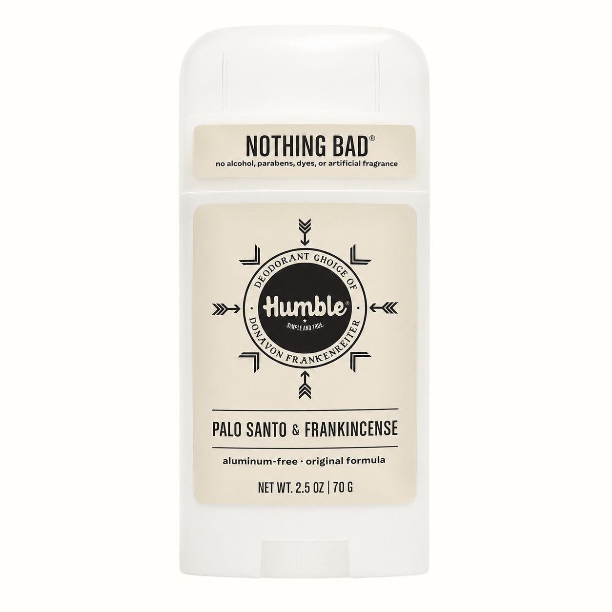 humble / aluminum free deodorant 2.5oz select your scent (nm)