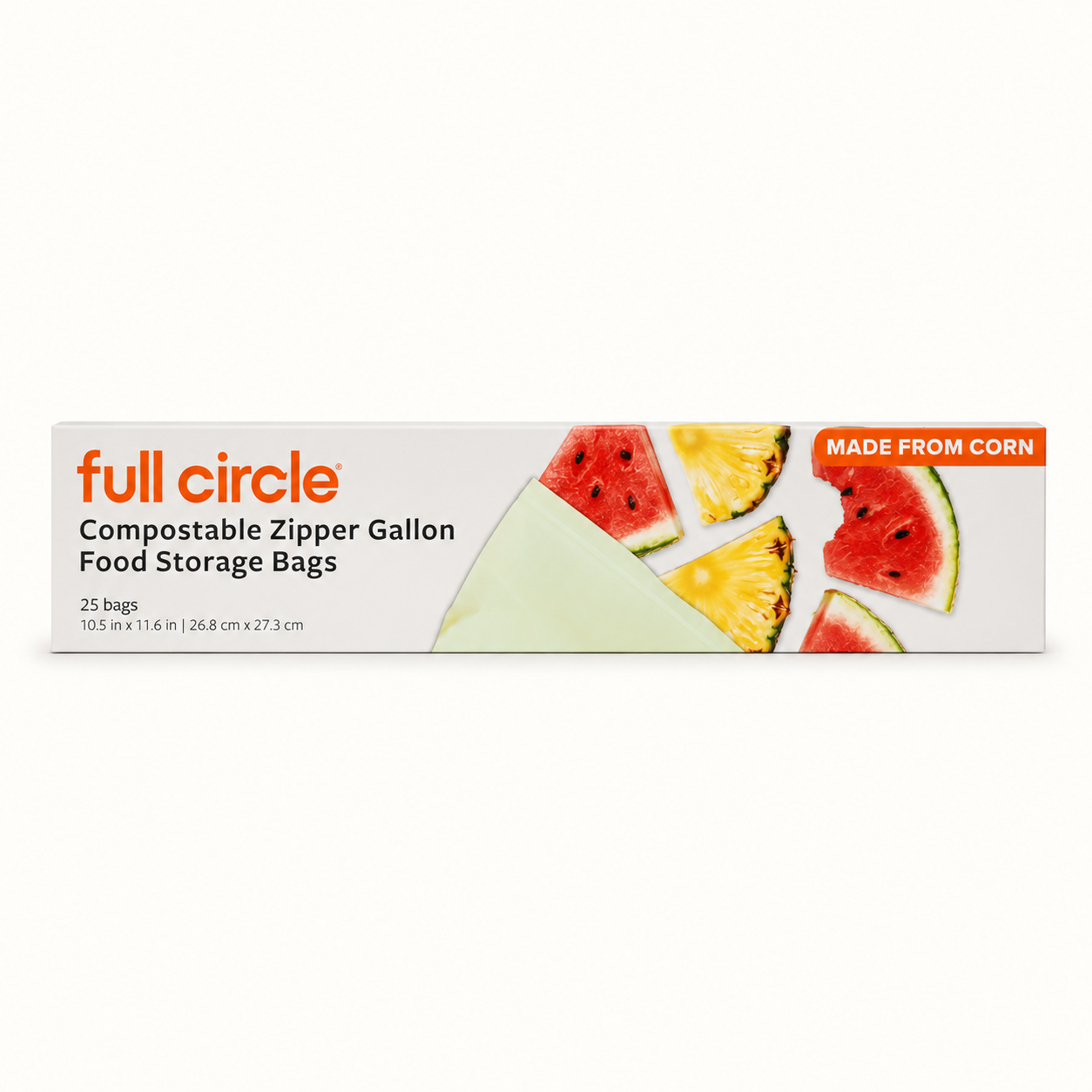 full circle / compostable zipper food bags (ny)