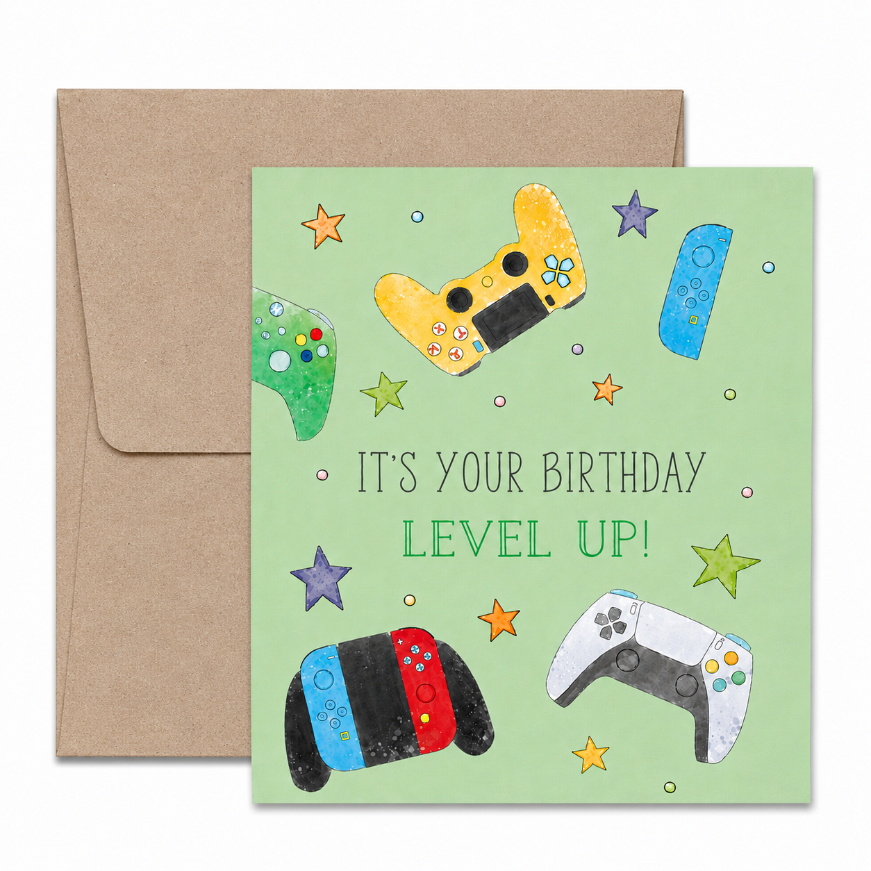 Nola Tawk / Level Up Birthday Card