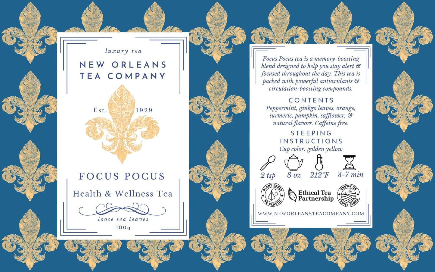 new orleans tea company / focus pocus