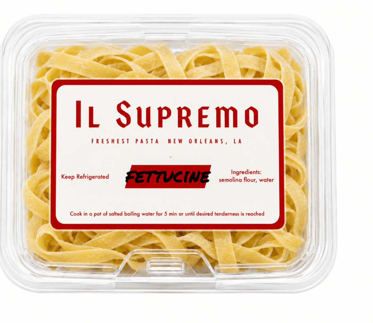 il supremo / fresh fettucine pasta 16oz