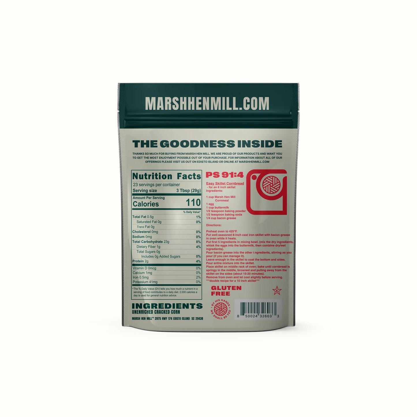marsh hen mill / yellow corn meal 1.5lb (sc)