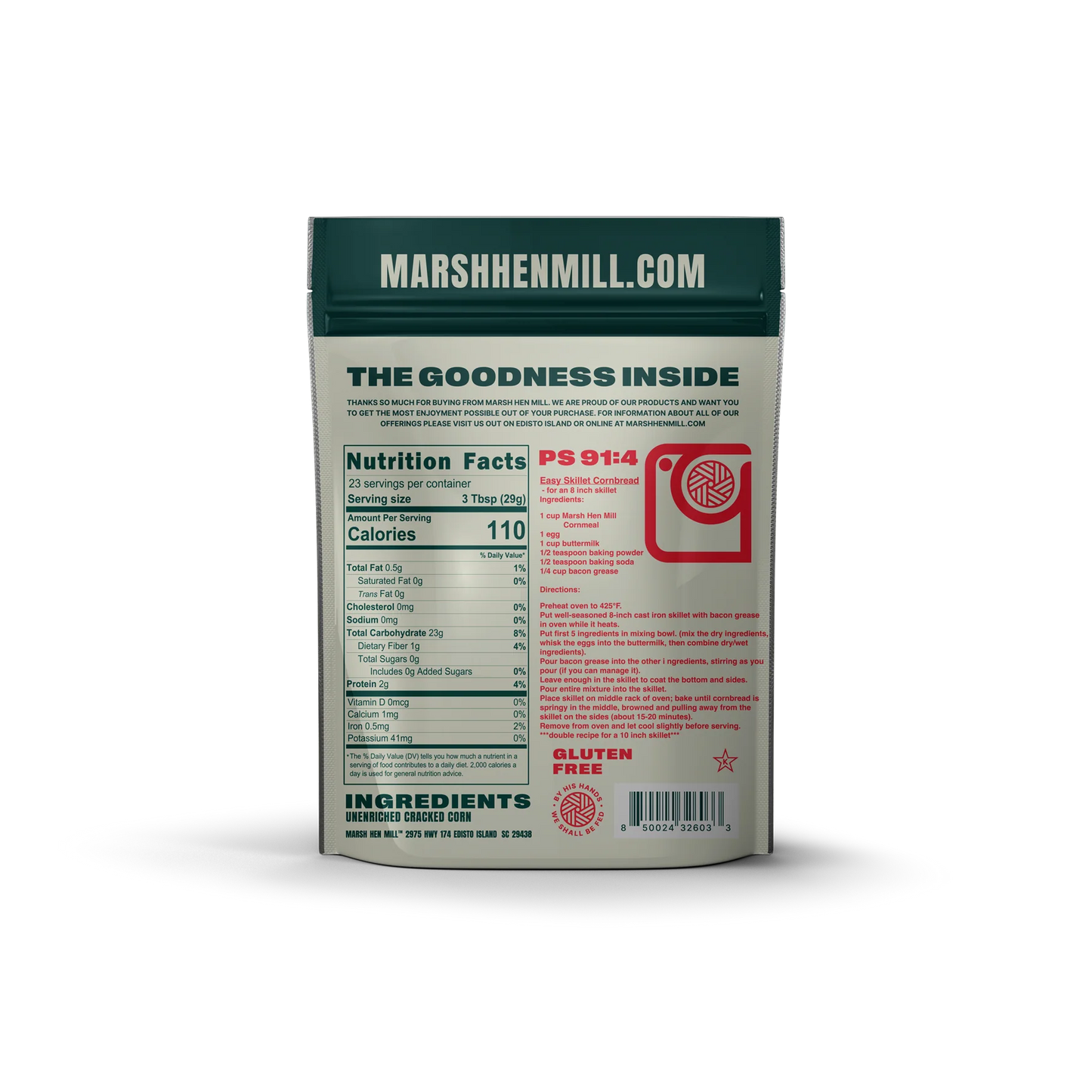 marsh hen mill / yellow corn meal 1.5lb (sc)