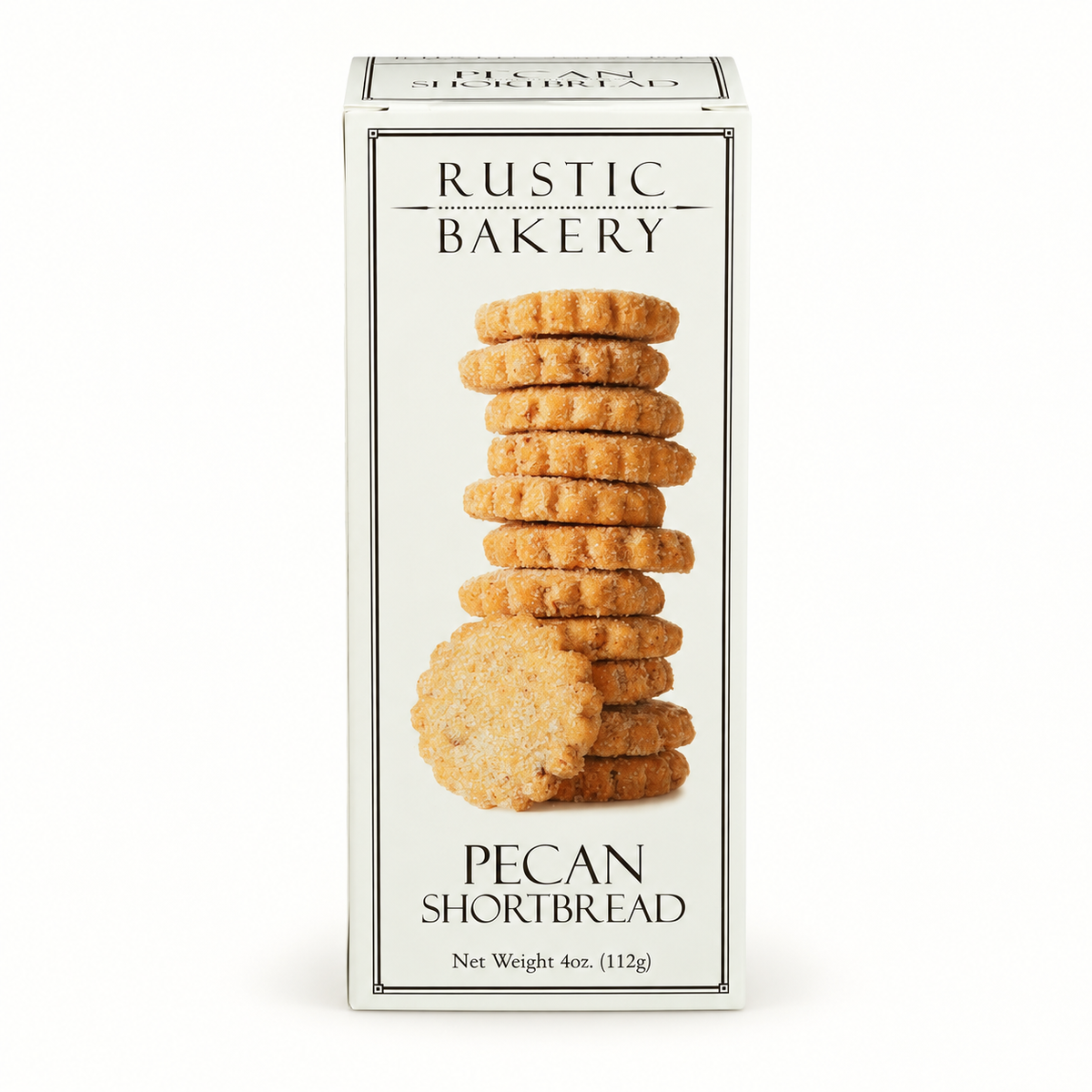 rustic bakery / pecan shortbread 6oz (ca)