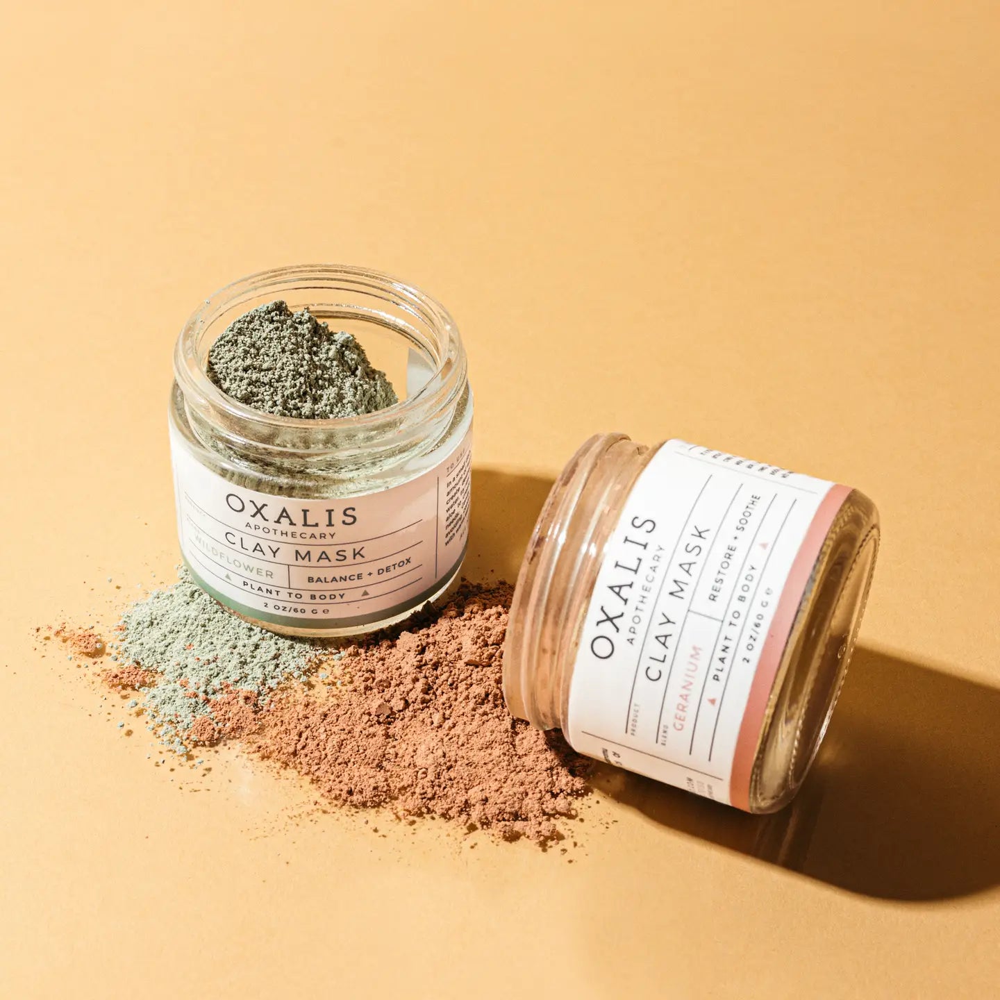 oxalis apothecary / wildflower balance + detox clay face mask