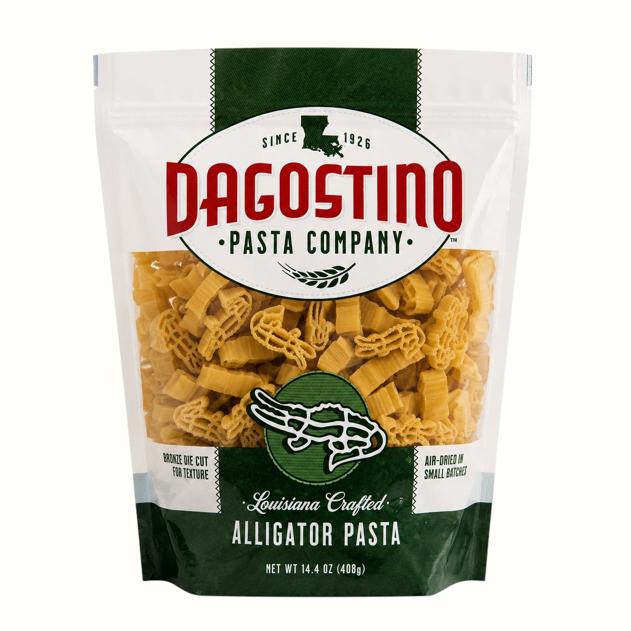 dagastino pasta company / alligator shaped pasta