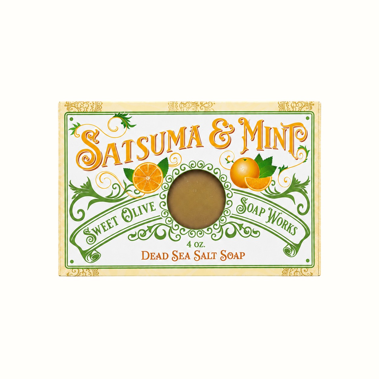 sweet olive soap works / satsuma & mint dead sea salt