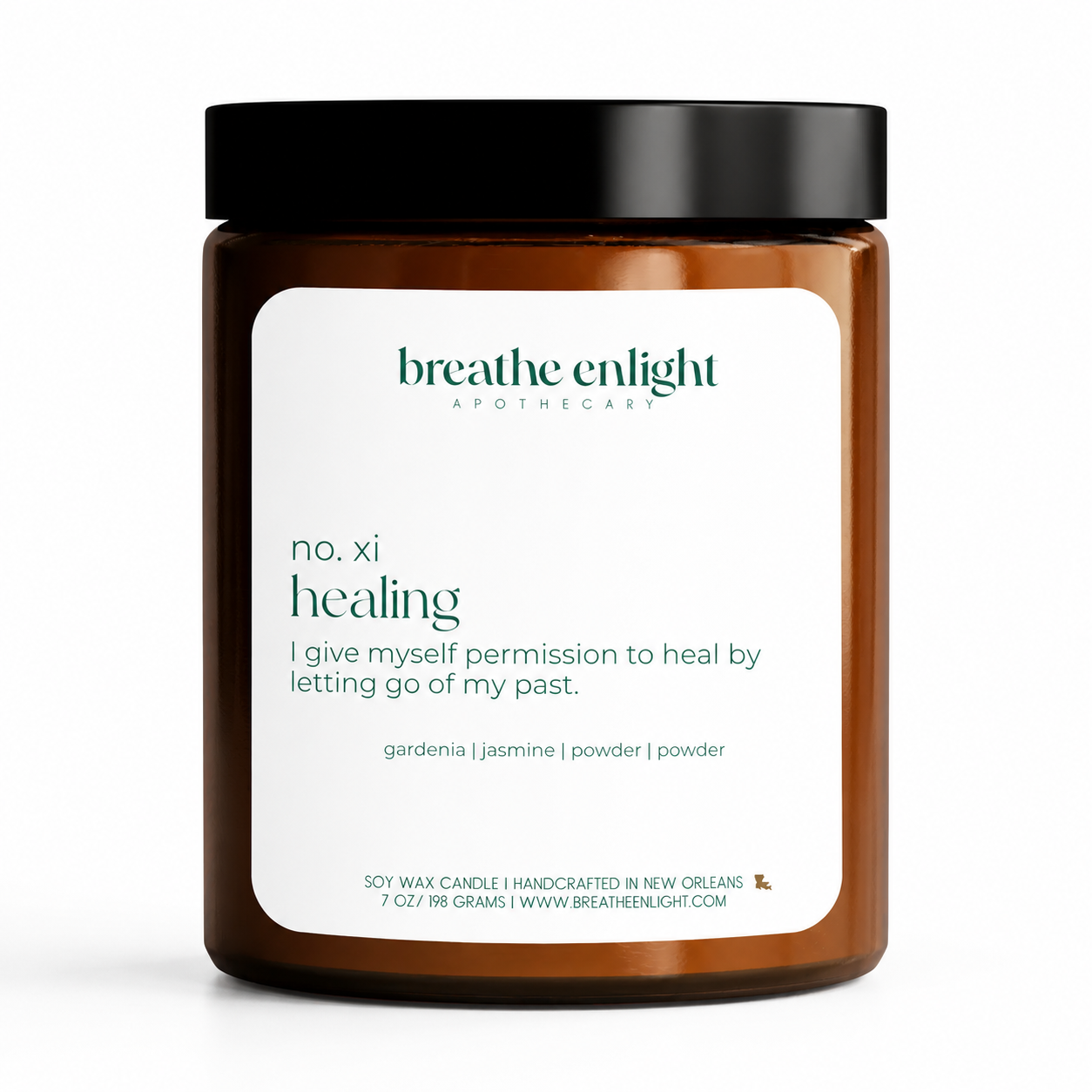 Breathe Enlight / Healing Affirmation Candle