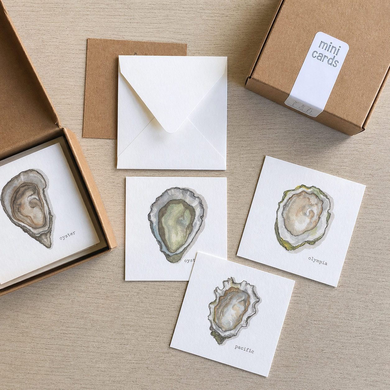 Yeesan Loh / Oysters Mini Card Set