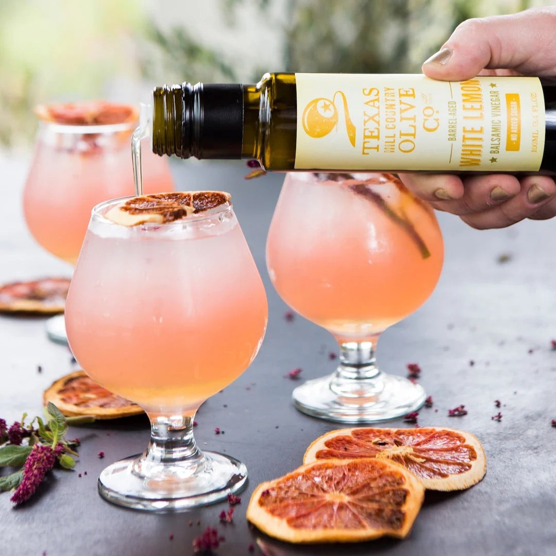 texas hill country / white lemon balsamic vinegar 250ml (tx)