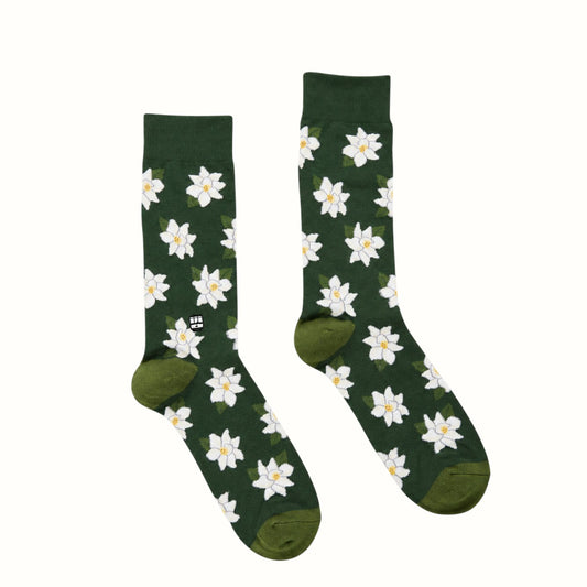 bonfolk / magnolia double cuff combed cotton socks
