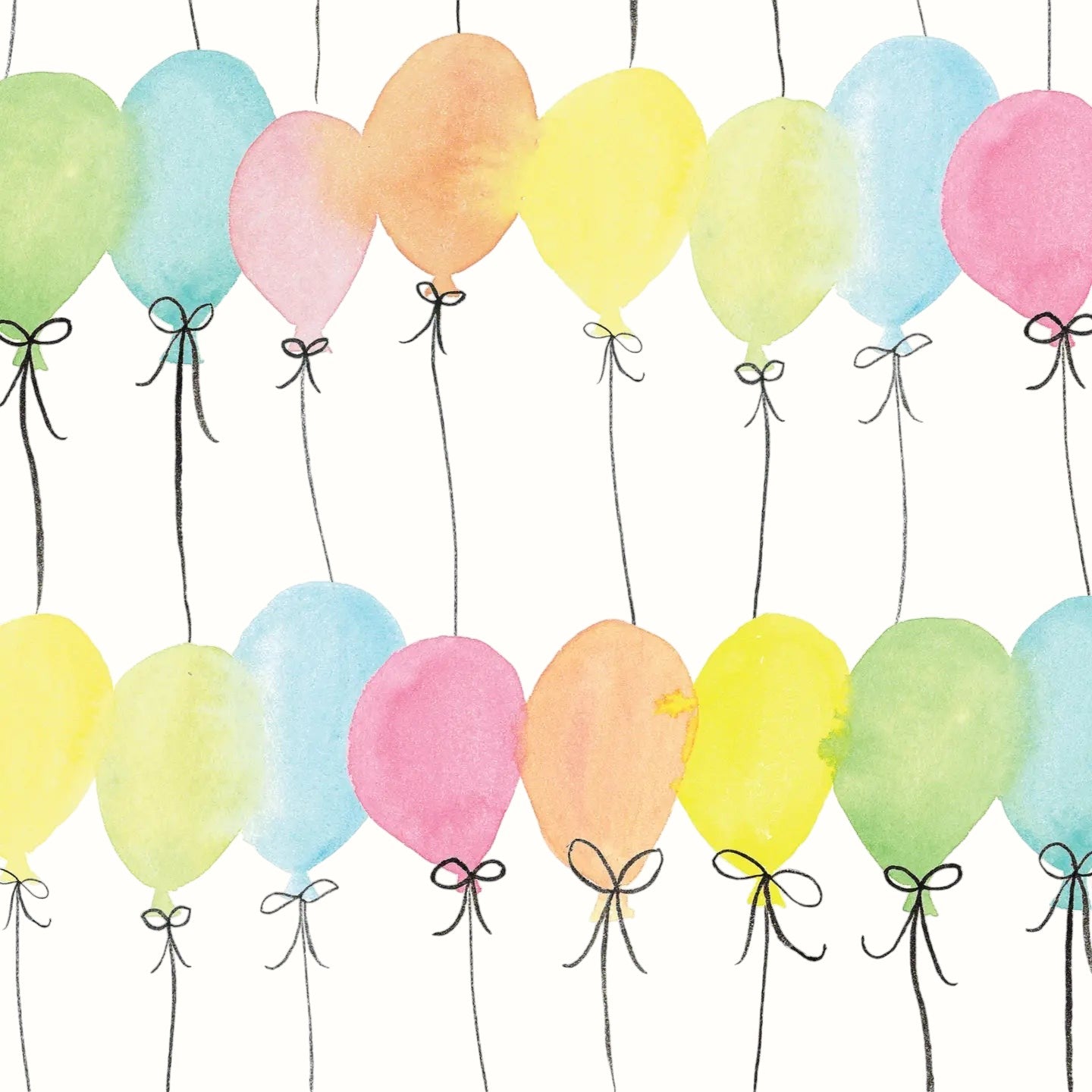 lionheart prints / birthday balloons wrapping paper