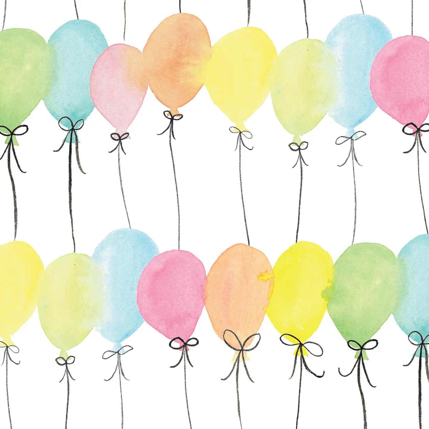 Lionheart Prints / Birthday Balloons Wrapping Paper