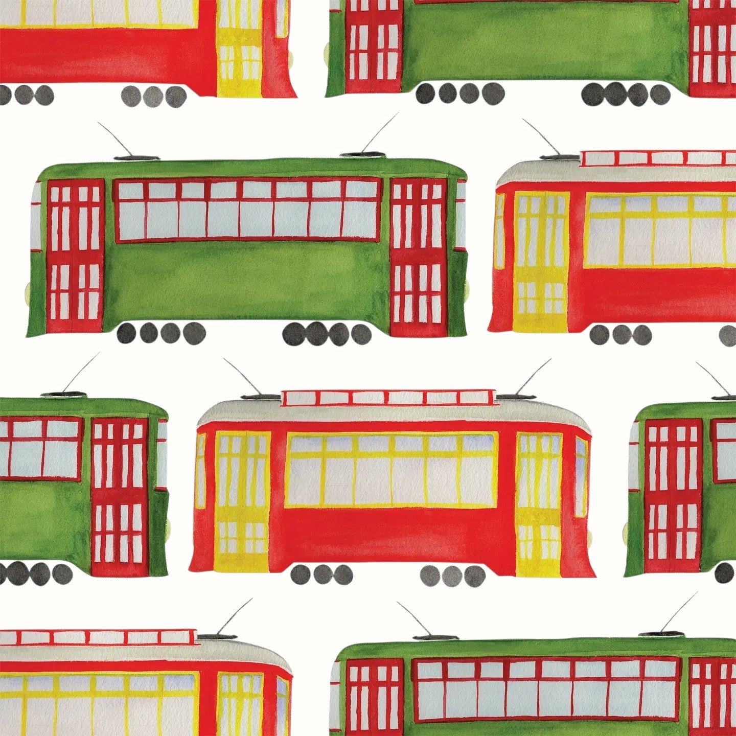 lionheart prints / everyday streetcars wrapping paper