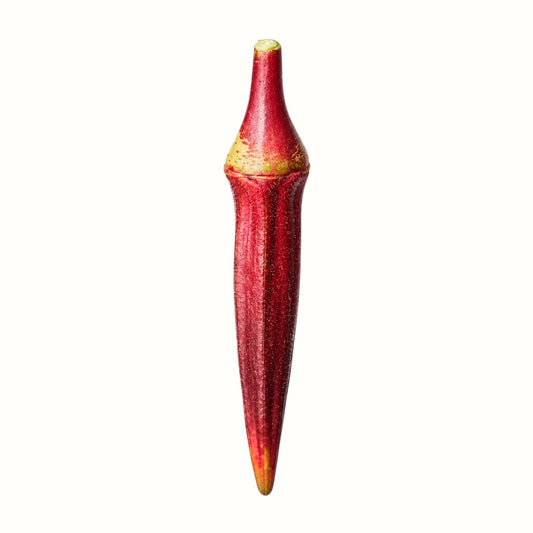 Liuzza Family Farms / Red Okra 1lb