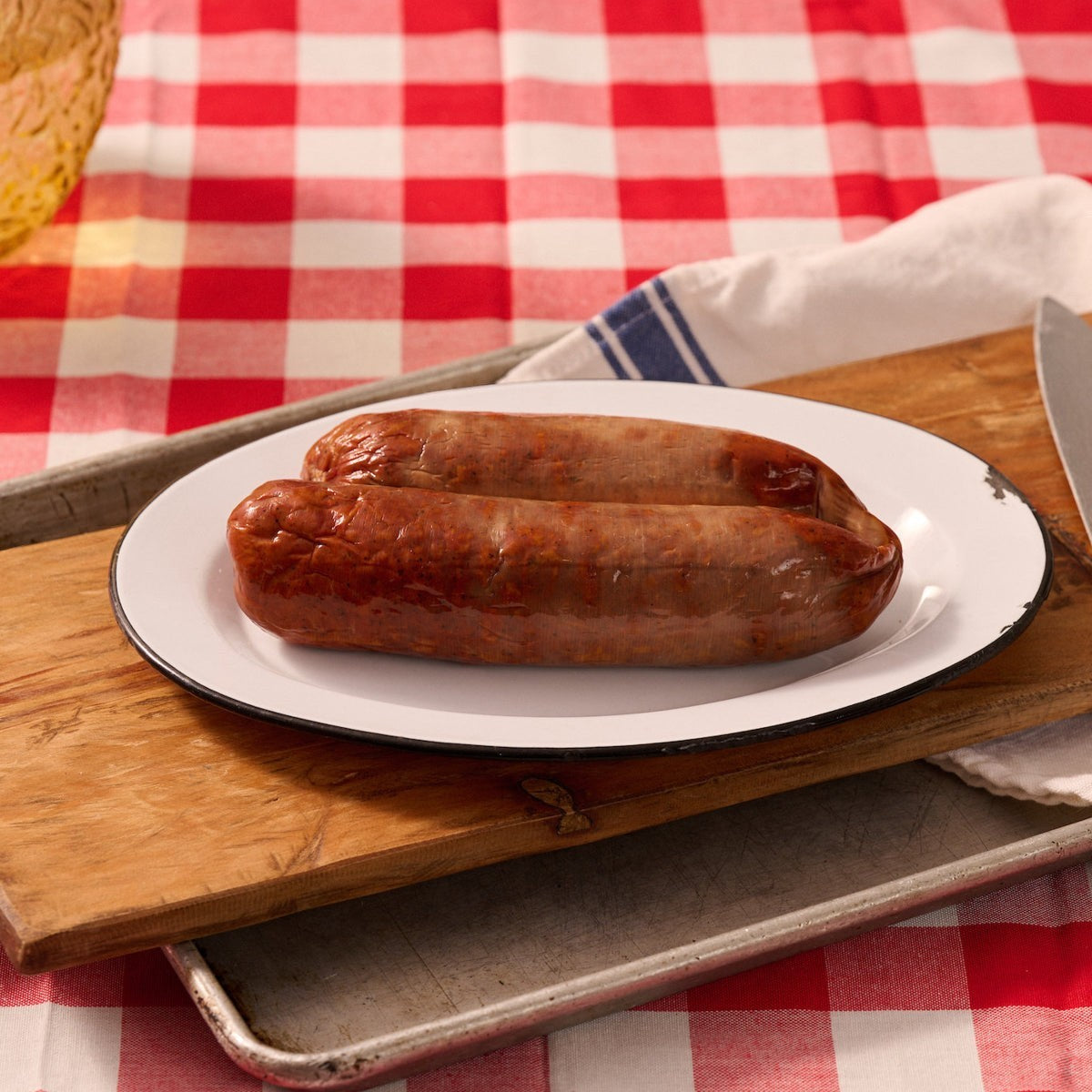 best stop cajun food / 24oz smoked andouille sausage