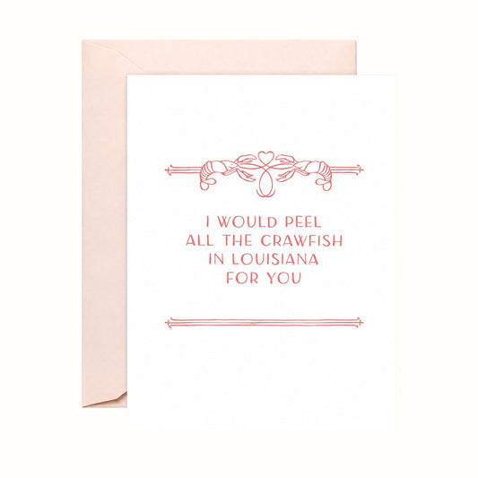 Lionheart Prints / All The Crawfish Greeting Card