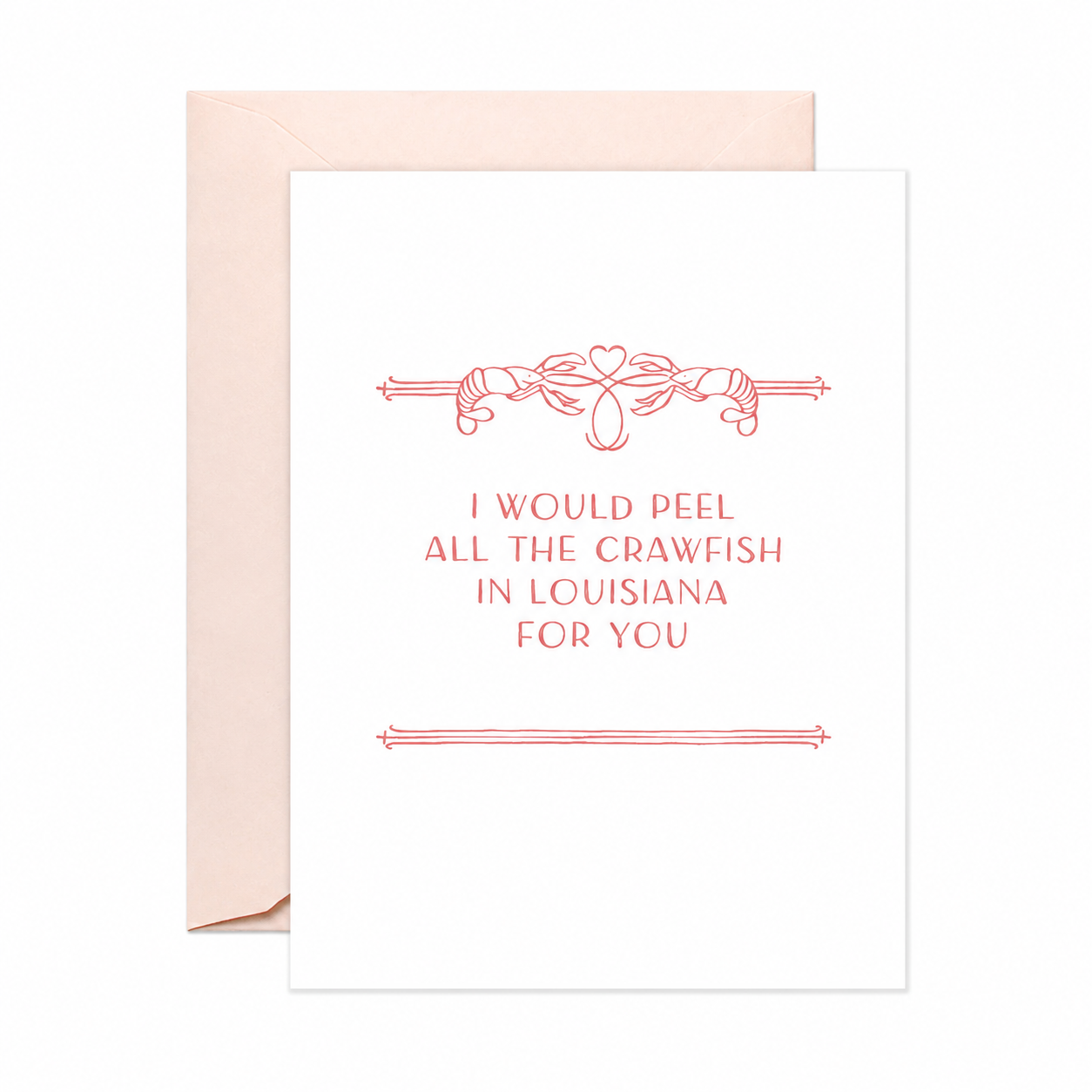Lionheart Prints / All The Crawfish Greeting Card