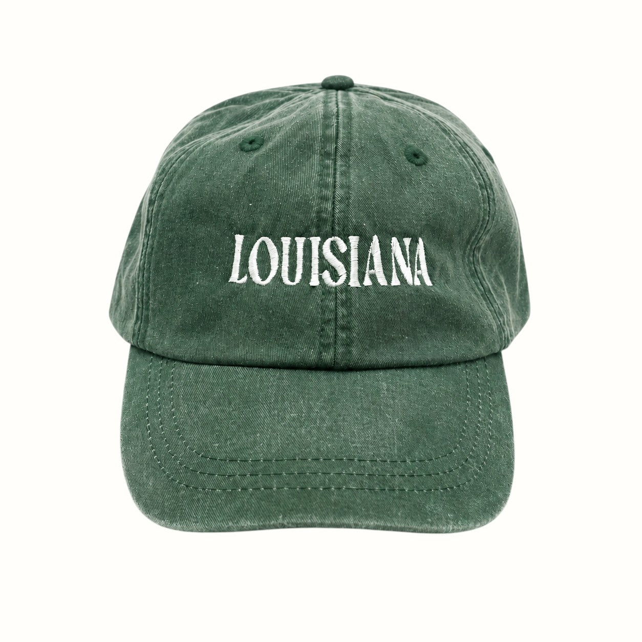 statement goods / green louisiana hat