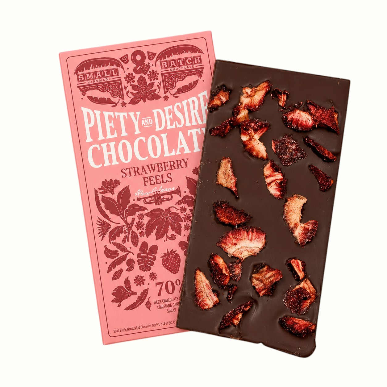 piety and desire / strawberry feels chocolate bar