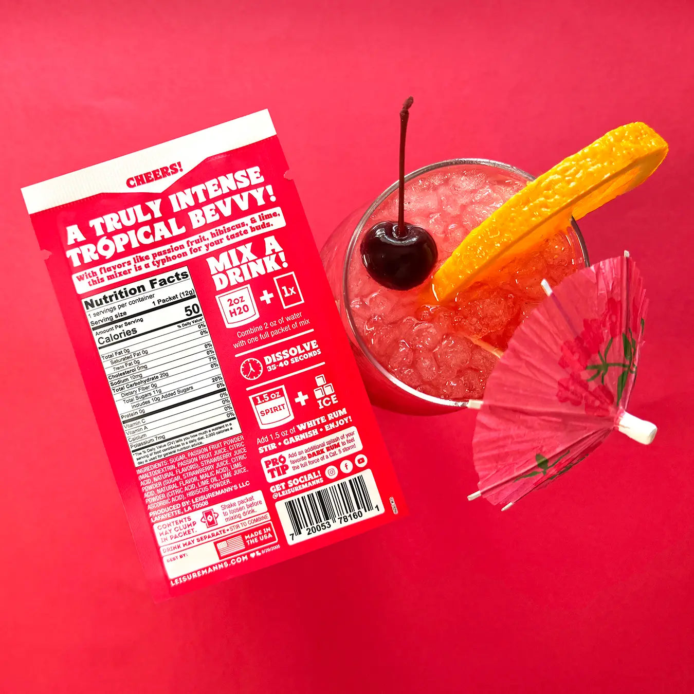 Leisuremann's Cocktail Mixes / Hurricane Mix