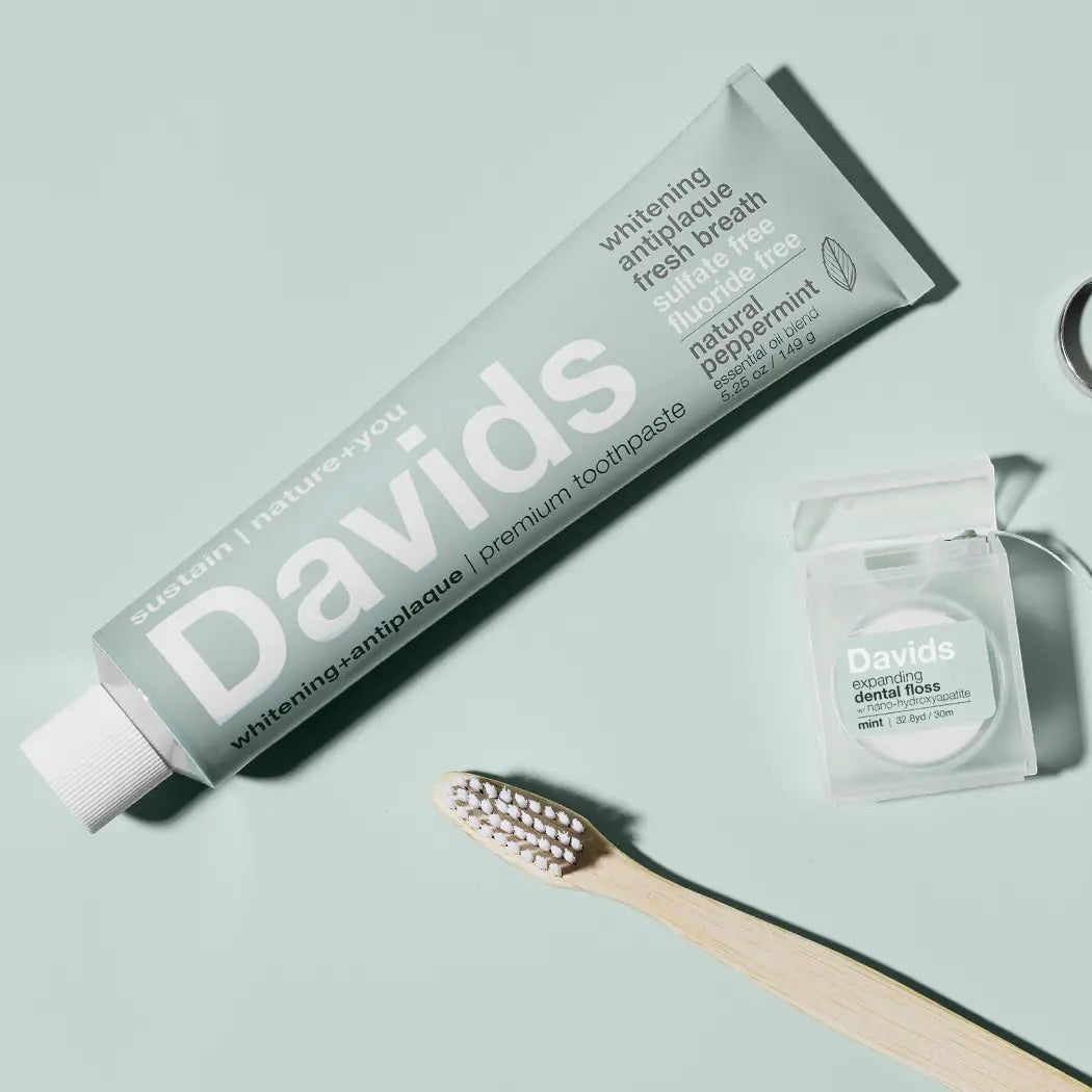 davids health sciences / premium peppermint toothpaste 5.25oz (ca)