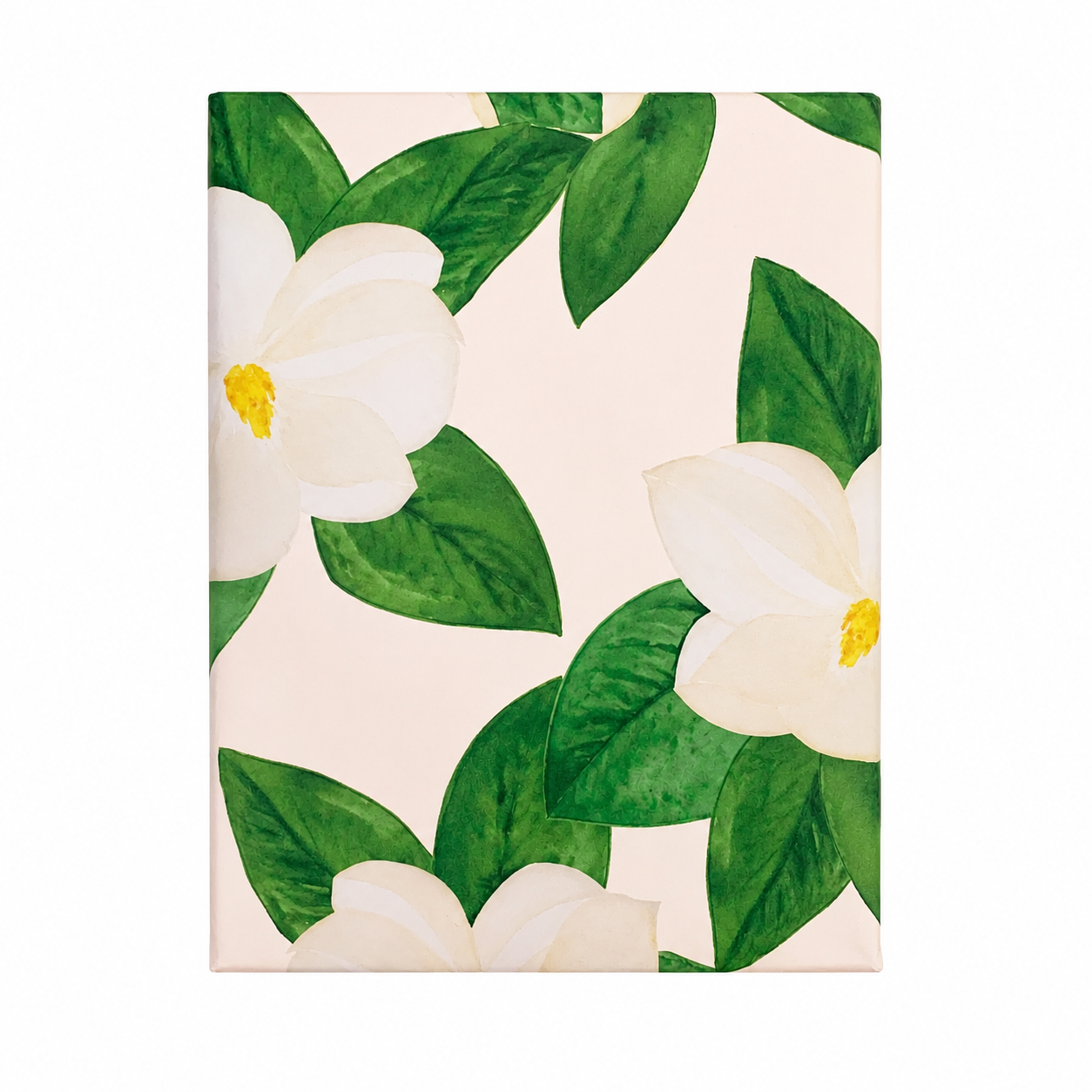 Lionheart Prints / Magnolias On Blush Wrapping Paper