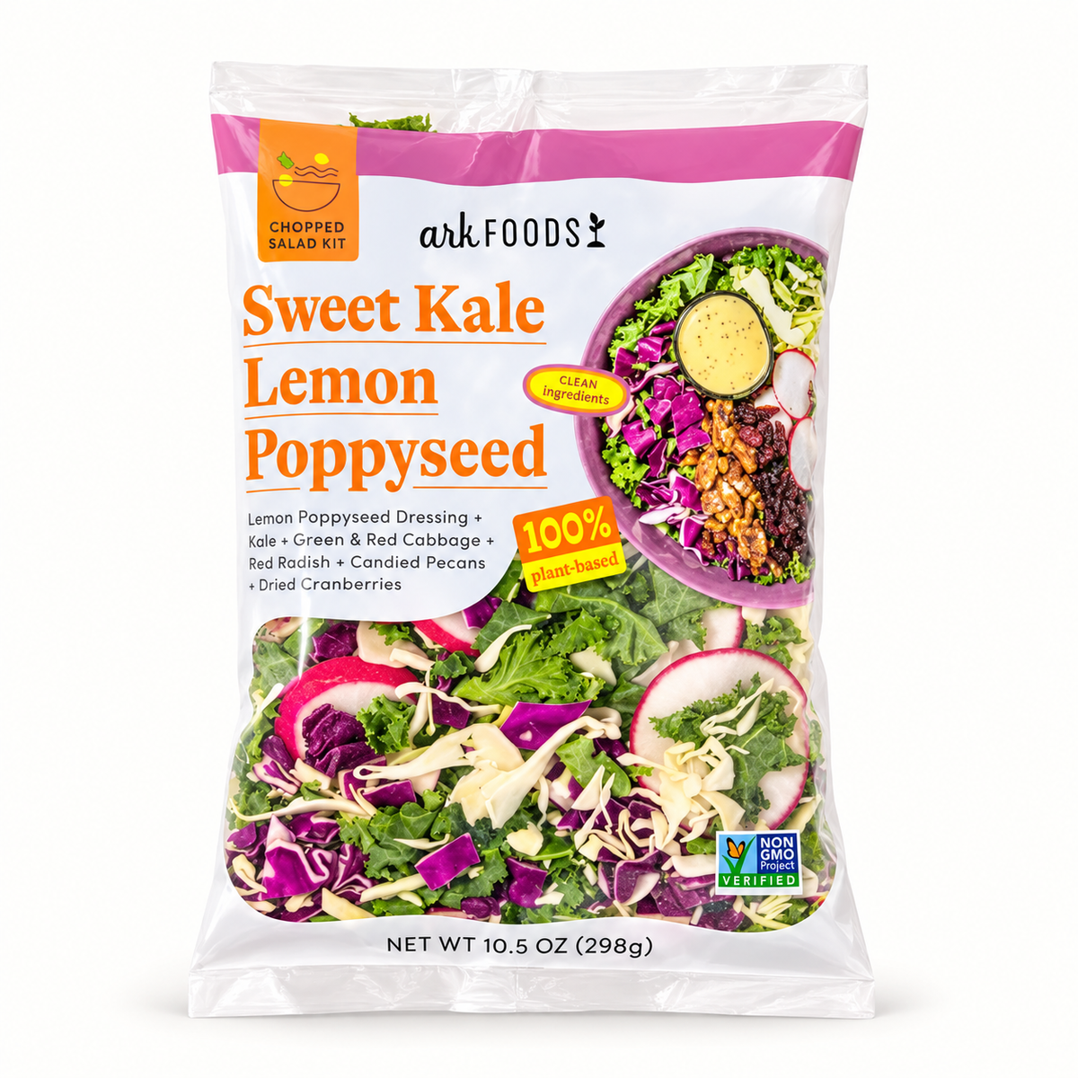 ark foods / lemon poppyseed salad 9oz (ny)