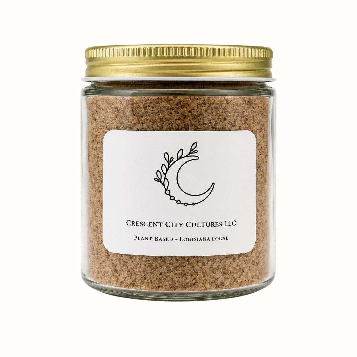 crescent city cultures / black garlic pink himalayan salt