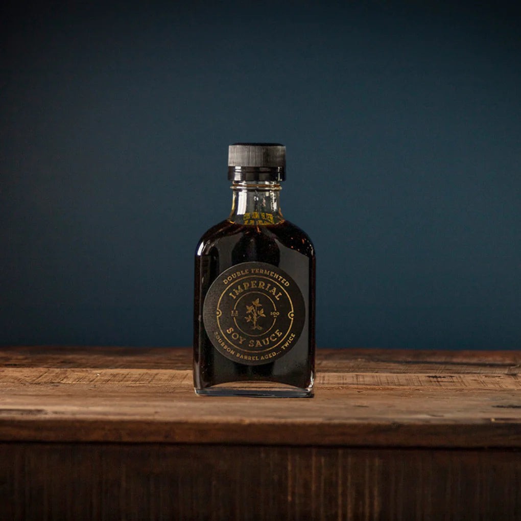 bourbon barrel foods / imperial double fermented soy sauce 3.8oz (ky)