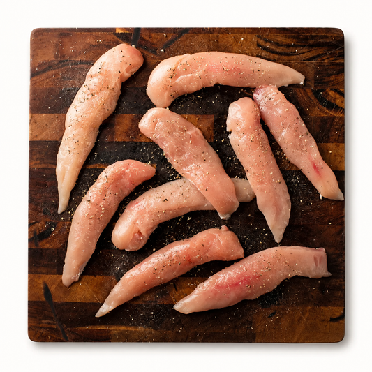 grass roots farmers co-op / 100% pasture raised chicken tenders 8oz (ar)