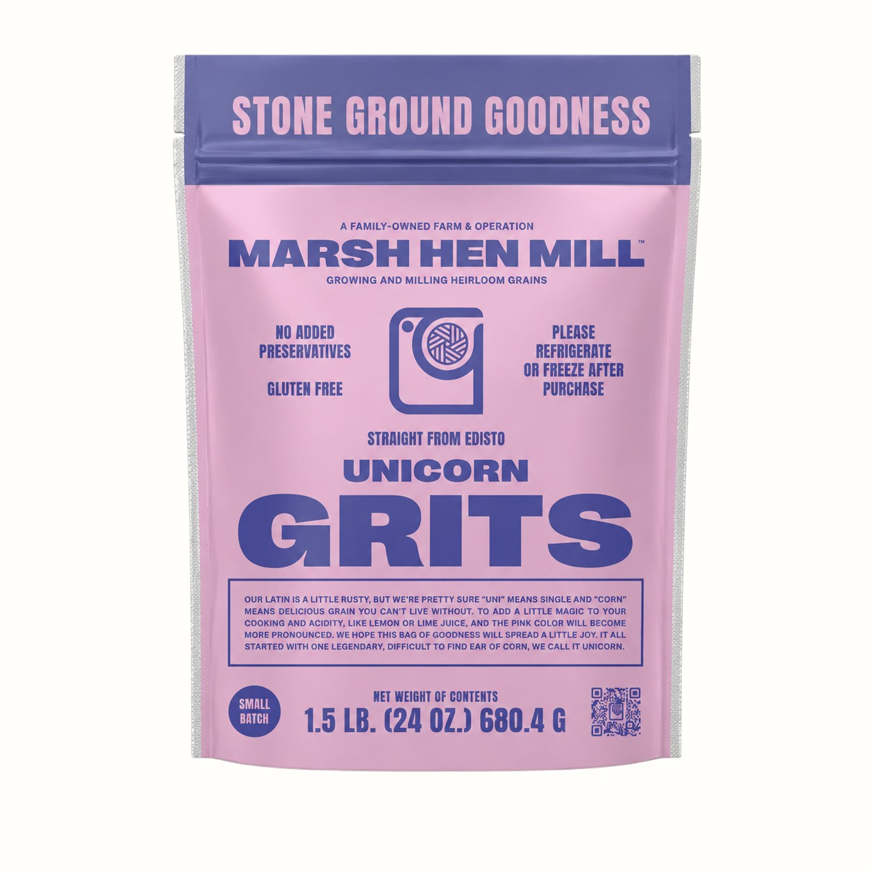 marsh hen mill / unicorn grits 1.5lb (sc)