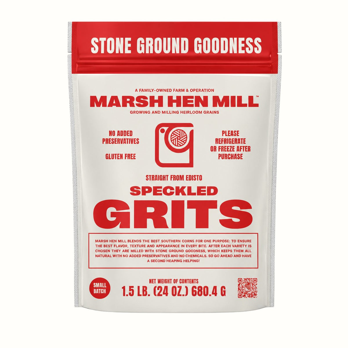 marsh hen mill / speckled grits 1.5lb (sc)