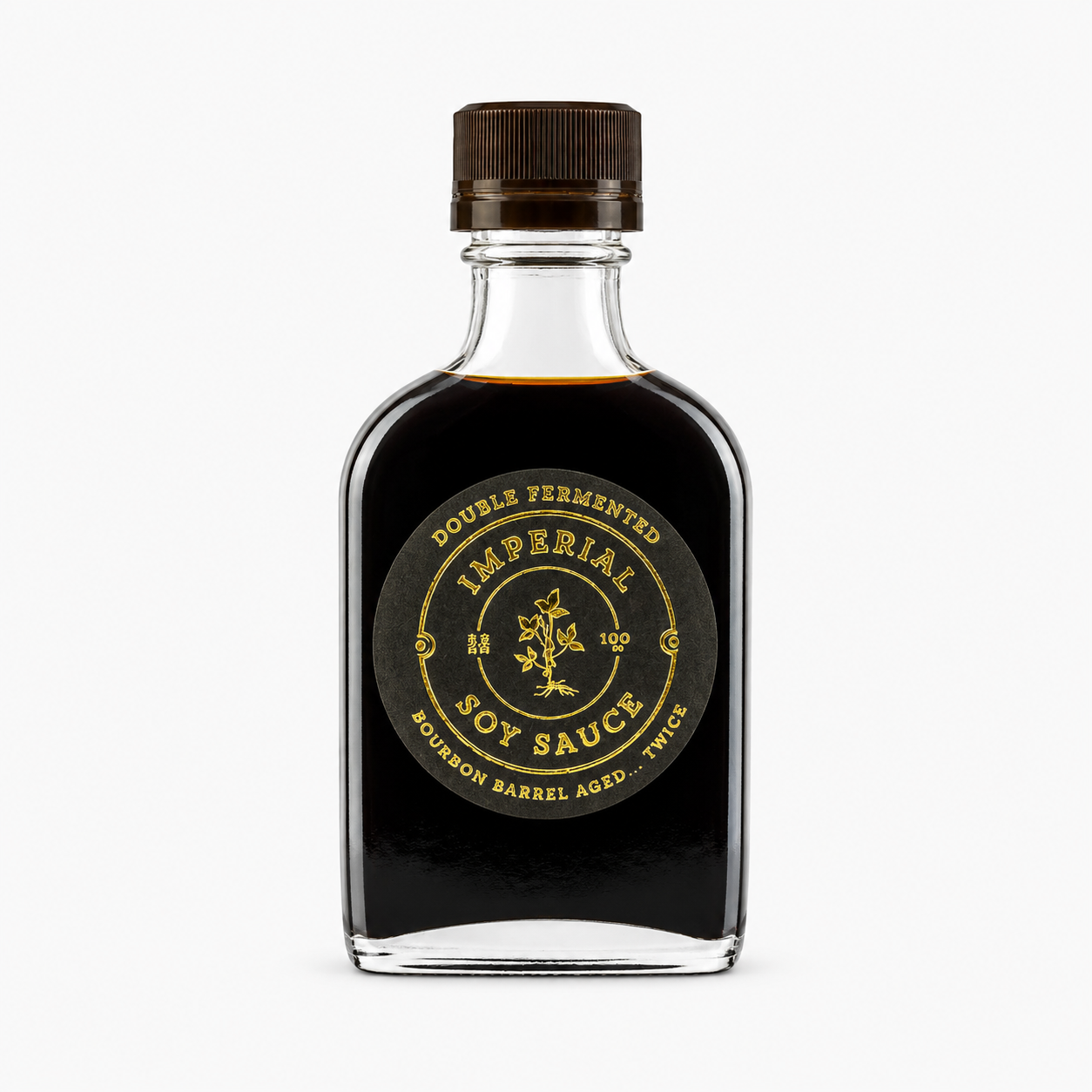 bourbon barrel foods / imperial double fermented soy sauce 3.8oz (ky)