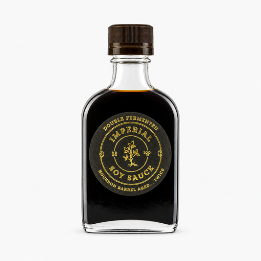 bourbon barrel foods / imperial double fermented soy sauce 3.8oz (ky)